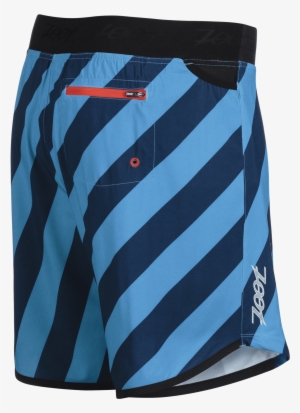 M Ltd Run 8" Board Short- Blue Stripe - Board Short #3756700