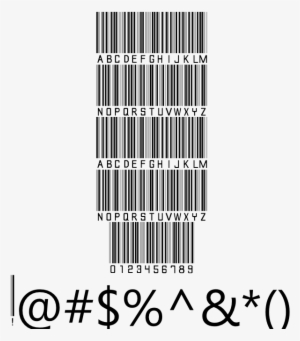 Barcode Font Example - Purple Email #3757244