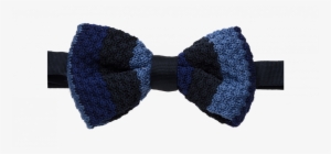 Stripe Knitted Bow Tie - Formal Wear #3757854