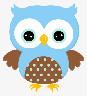 María José Argüeso - Owl Clip Art Blue #3758700