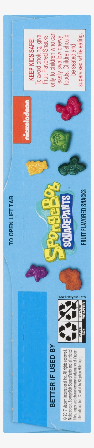 Fruit Snacks Spongebob Squarepants Snacks 10 Pouches - Spongebob Flavored Fruit Snacks #3759071