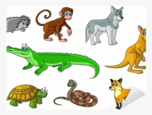 Cartoon Forest And Jungle Wild Animals Sticker • Pixers® - Imagenes De Animales Salvajes Animados #3759268