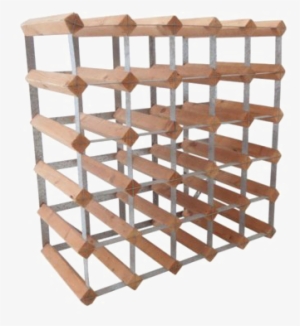 Wine Rack Png Transparent Hd Photo - Rta - 42 Bottle Dark Pine Wine Rack Kit #3760089