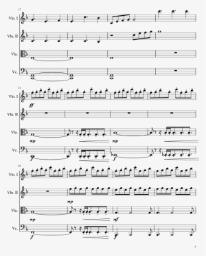 Legendary Defender Opening Theme For String Quartet - Violin #3760202