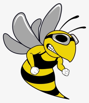 Swim Team Hornet Mascot - Cartoon #3760525