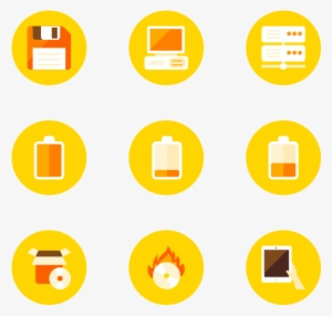 Devices - Icon Png Text Yellow #3761102