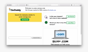 Domain Parked By Go Daddy - .com #3761792