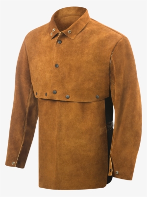 Premium Side Split Cowhide Welding Cape Sleeves With - Steiner Cape Sleeves With 19" Bib 2xl #3762788