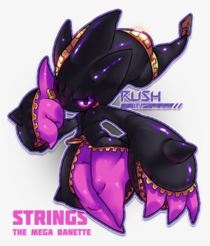 A Commission For Nny Of His Mega Banette, Strings I - Illustration #3763515