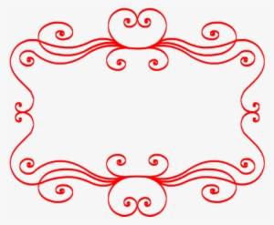 Swirl Frame With Ribbon Effect - Swirl Frame #3765092