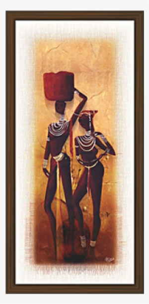 African Couple - Reprint On Card Paper #3766704