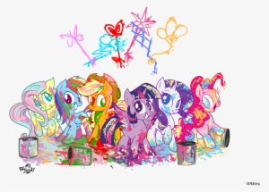 Alicorn, Applejack, Artist - Mane 6 Rainbow Power #3766860