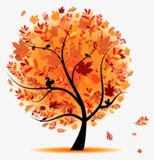 Fall Is Here Bringing With It Shorter, Cooler Days - Cartoon Autumn Tree #3767467
