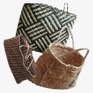 Kete Is The Māori Word For Carrying Basket - Maori Weaving Png #3768312