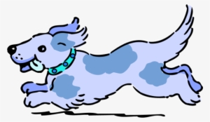 Dog Running Happy Cartoon - Dog Playing With A Ball Cartoon #3768757