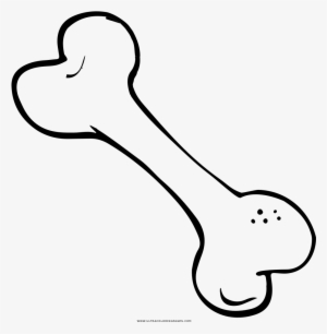 Bone Coloring Page - Line Art #3769291
