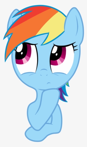 Icythewhite, Rainbow Dash, Safe, Simple Background, - Cartoon #3769628