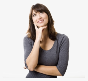 Thinking Woman Download Transparent Png Image - Talking Self #3769951