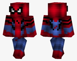 Spider Man Skin - Homem Aranha Minecraft Png #3770323