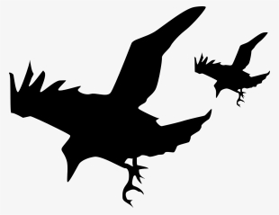 Raven Silhouette Png #3770890