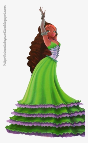 Baile 2 - Layla Winx Club 3d Dress #3770911