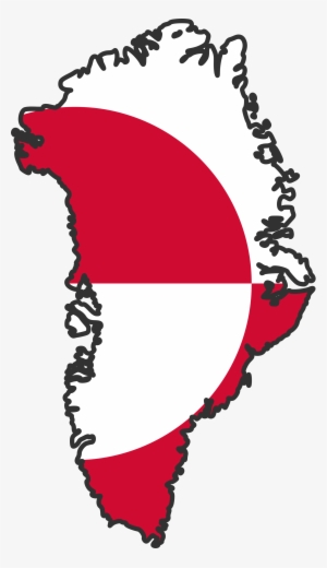 Greenland Flag Map - Greenland Flag And Map #3771091