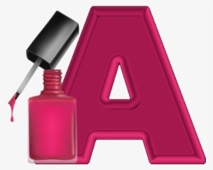 Esmalte De Unha Rosa Choque Alfabeto Png, Pink Hot - Beautiful Hand #3773291