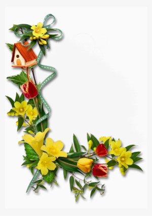 Coins,bordures,corners - Bordure De Fin De Page Fleur #3773404