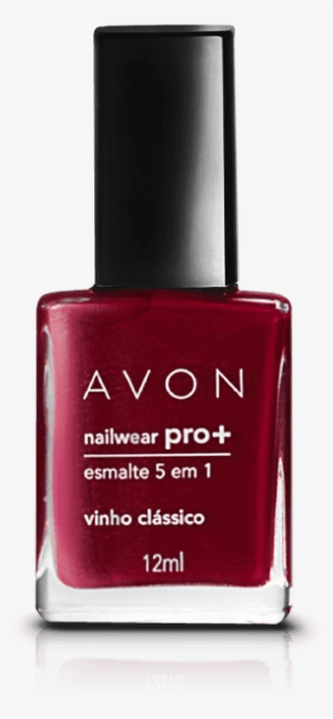 Avon Nailwear Pro Esmalte 5 Em 1 Vinho Clássico 12ml - Cor Marsala Esmalte Risque #3773824