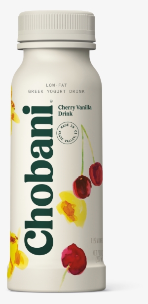 Chobani, Cherry Vanilla Low Fat Greek Yogurt Drink, - Chobani Greek Yogurt Drink Strawberry Banana #3774028