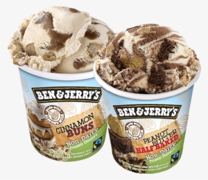 New Non-dairy Pints - Ben And Jerry's Non Dairy Cinnamon Bun #3775246