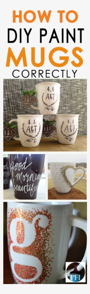 How To Diy Painted Mugs - Coffee Cup #3775278