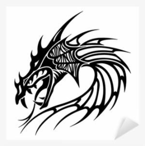 Tribal Dragon Head Logo #3775858