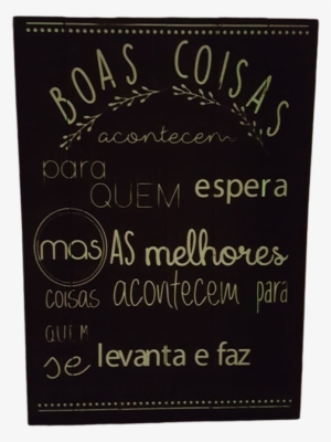Placa Decorativa Preta #3776649