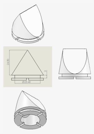 Duckbill Valve Dim - Duckbill Valve #3776704