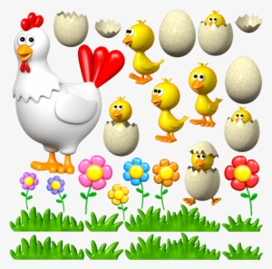 Kit Gallina Y Pollitos - Gallina Y Pollitos Png #3777395