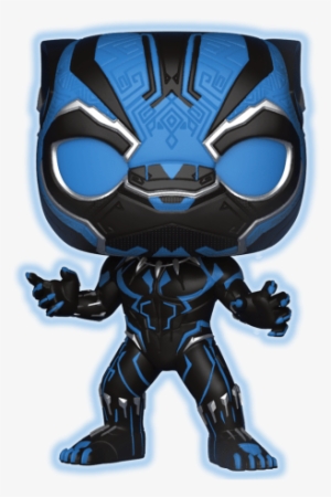 Black Panther Gitd Walmart Exclusive Funko Pop - Funko Pop Black Panther Glow In The Dark #3778259