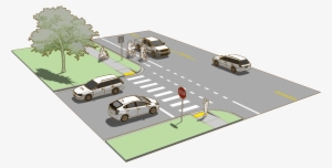 A Bike Lane Is Located Directly Adjacent To Motor Vehicle - Cycling #3778562