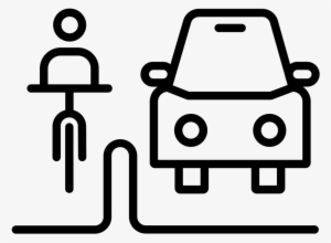 Protected Bike Lane - Bike Lane Icon #3778588