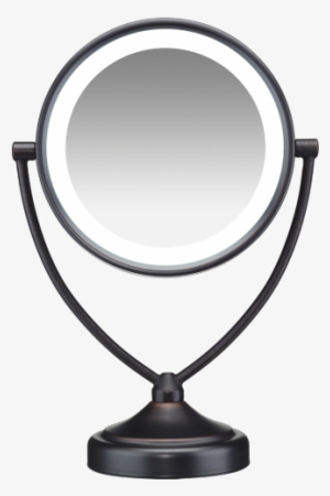 1x/10x Fluorescent Oiled Bronze Vanity Mirror - Mirror #3778689