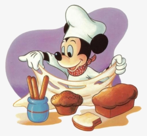 Chef Mickey Breads - Mickey Mouse Chef Clipart #3778831
