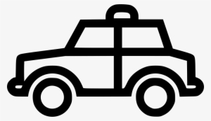 Police Car - - No Car Icon Png #3780566