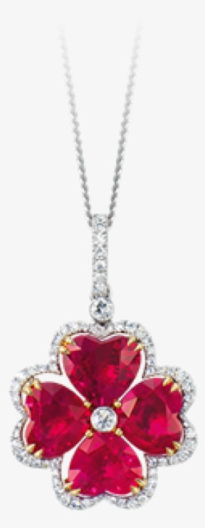 Ruby And Diamond Heart Shape Pendant - Locket #3780621 Ruby And Diamond Heart Shape Pendant - Locket #3780621