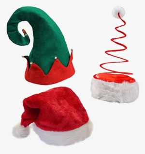 Christmas Hat Free Png Image - Set Of 3 Christmas Hats-santa Hat, Elf Hat, Coil Santa #3781646 Christmas Hat Free Png Image - Set Of 3 Christmas Hats-santa Hat, Elf Hat, Coil Santa #3781646