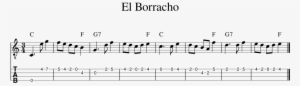 El Borracho Sheet Music 1 Of 1 Pages - Document #3782977