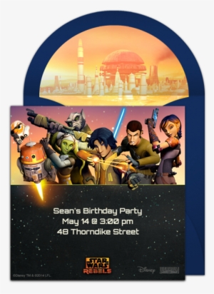 Star Wars Rebels Online Invitation #3785111