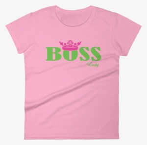 Dbs Boss Lady Pink And Green - Active Shirt #3785756