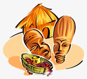 Native African Symbols Two Royalty Free Vector Clip - Simbolo Africano Png #3787257