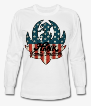 American Flag Family Tradition White Long Sleeve - Rastafari (color: Black, Fit Type: Women, Size: L) #3787574