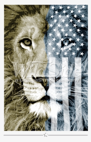 American Flag Lion - Wildlife Heritage Foundation #3787626